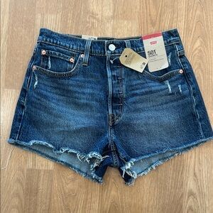 Levi's 501 High Rise Denim Shorts